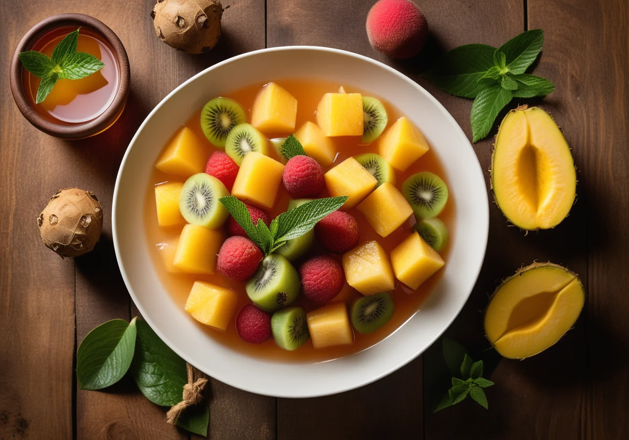 Rum Pot with Tropical Fruits