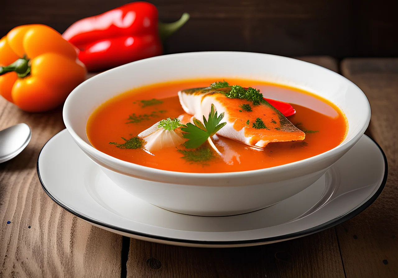 Paprika Fish Soup