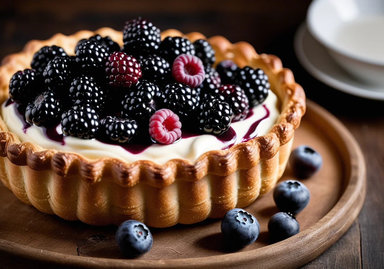 Pastry Baskets with Berries