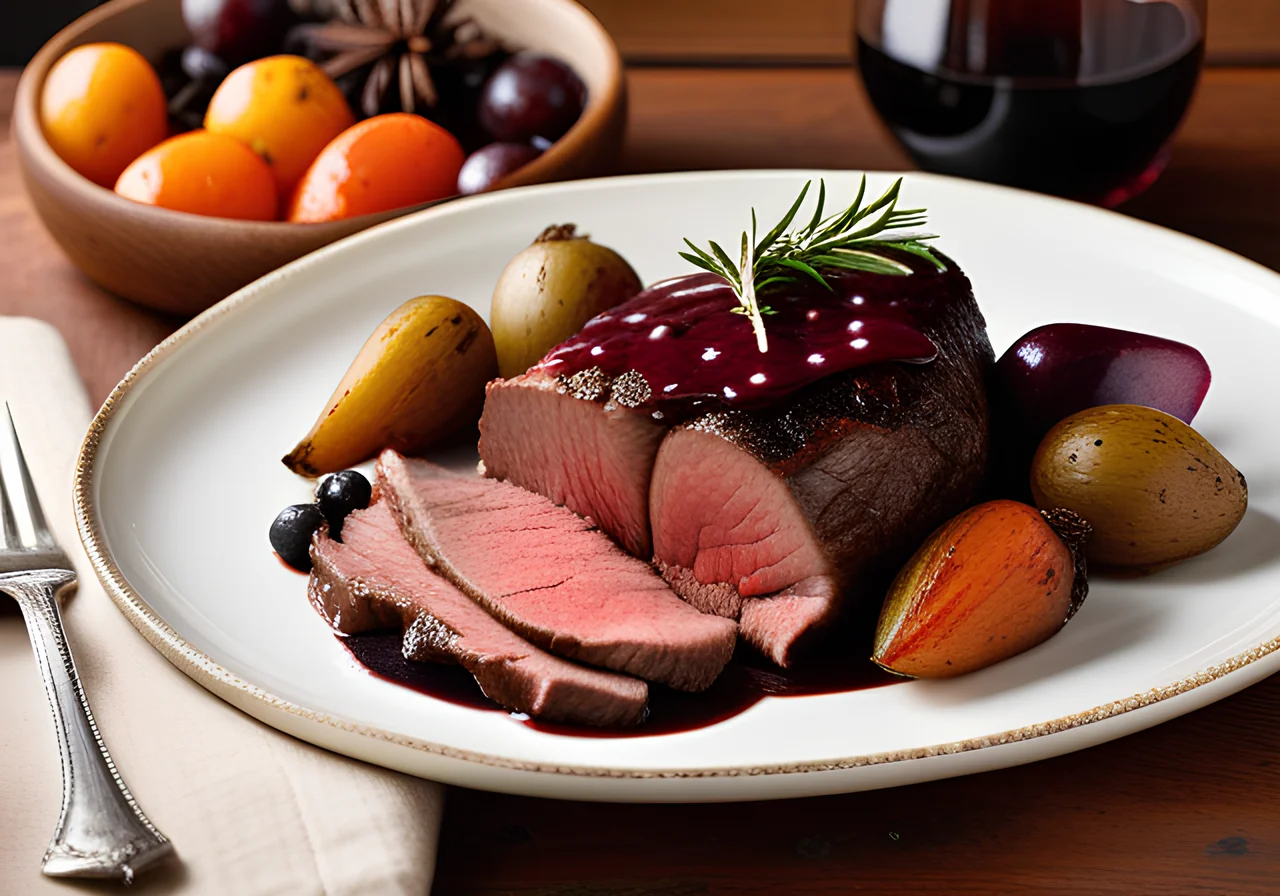 Raisin Red Wine Roast