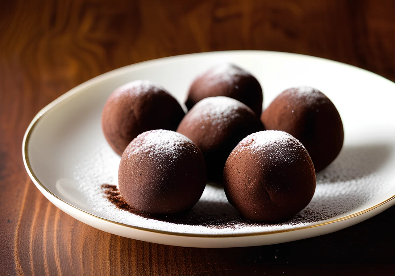 Chocolate-Marzipan Truffles