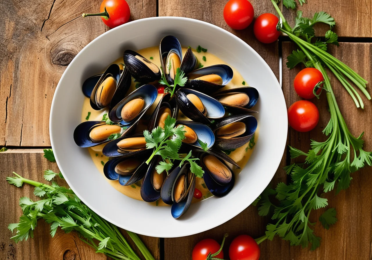 Mussels with Beans