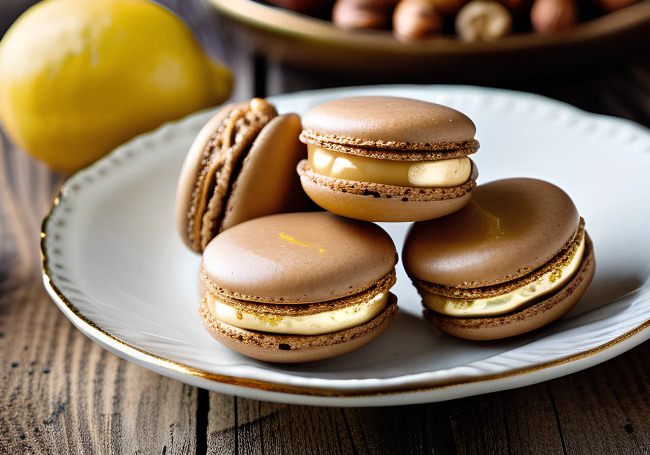 Hazelnut Macarons