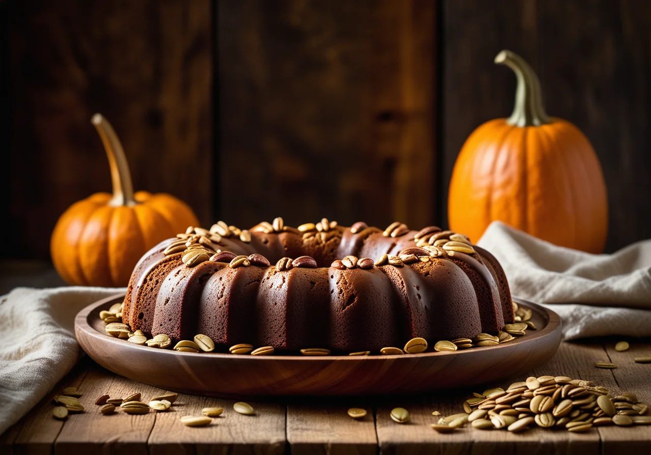 Pumpkin Seed Bundt Cake