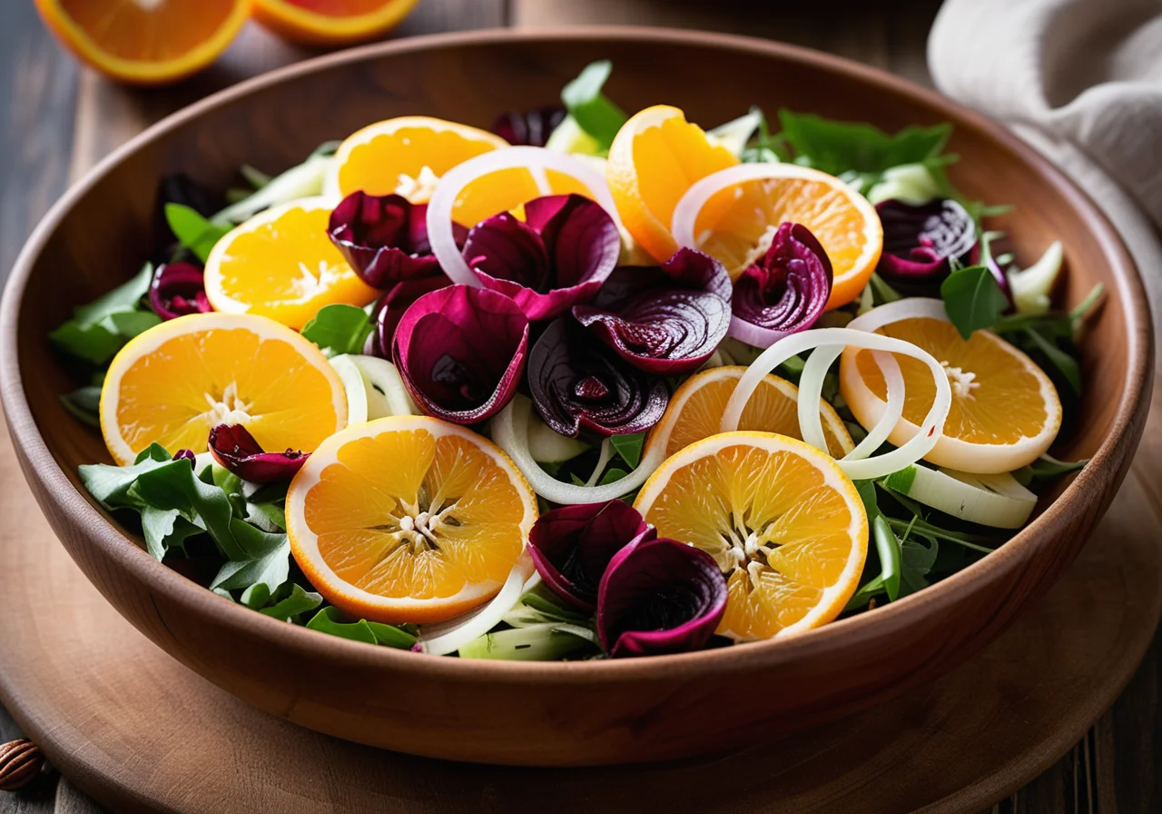 Fennel and Radicchio Salad with Orange