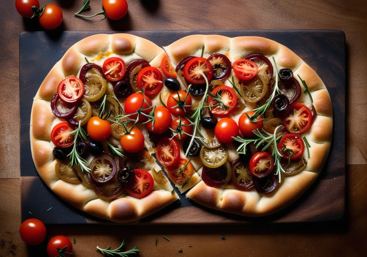 Onion Olive Flatbread "Pissaladiere"