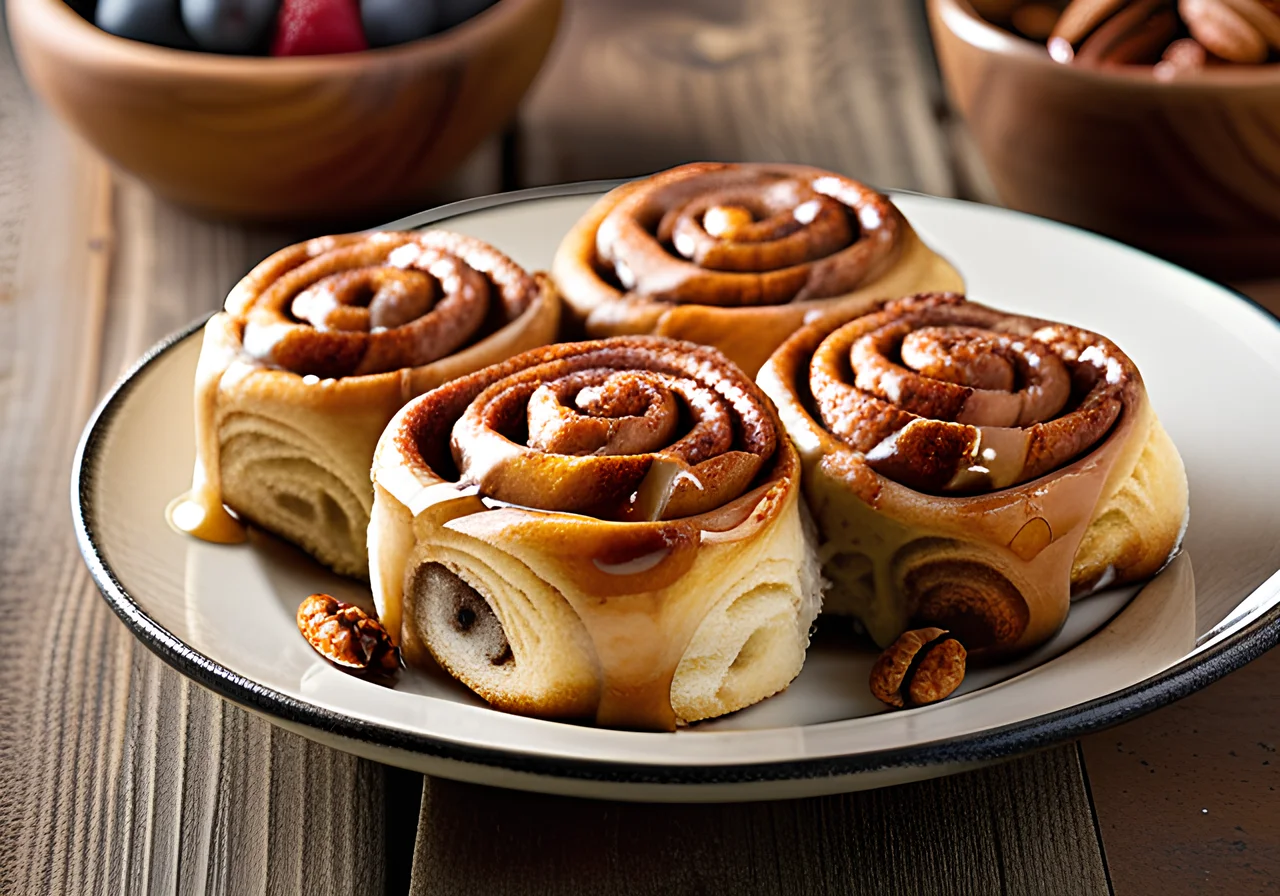 Cinnamon Rolls with Nuts