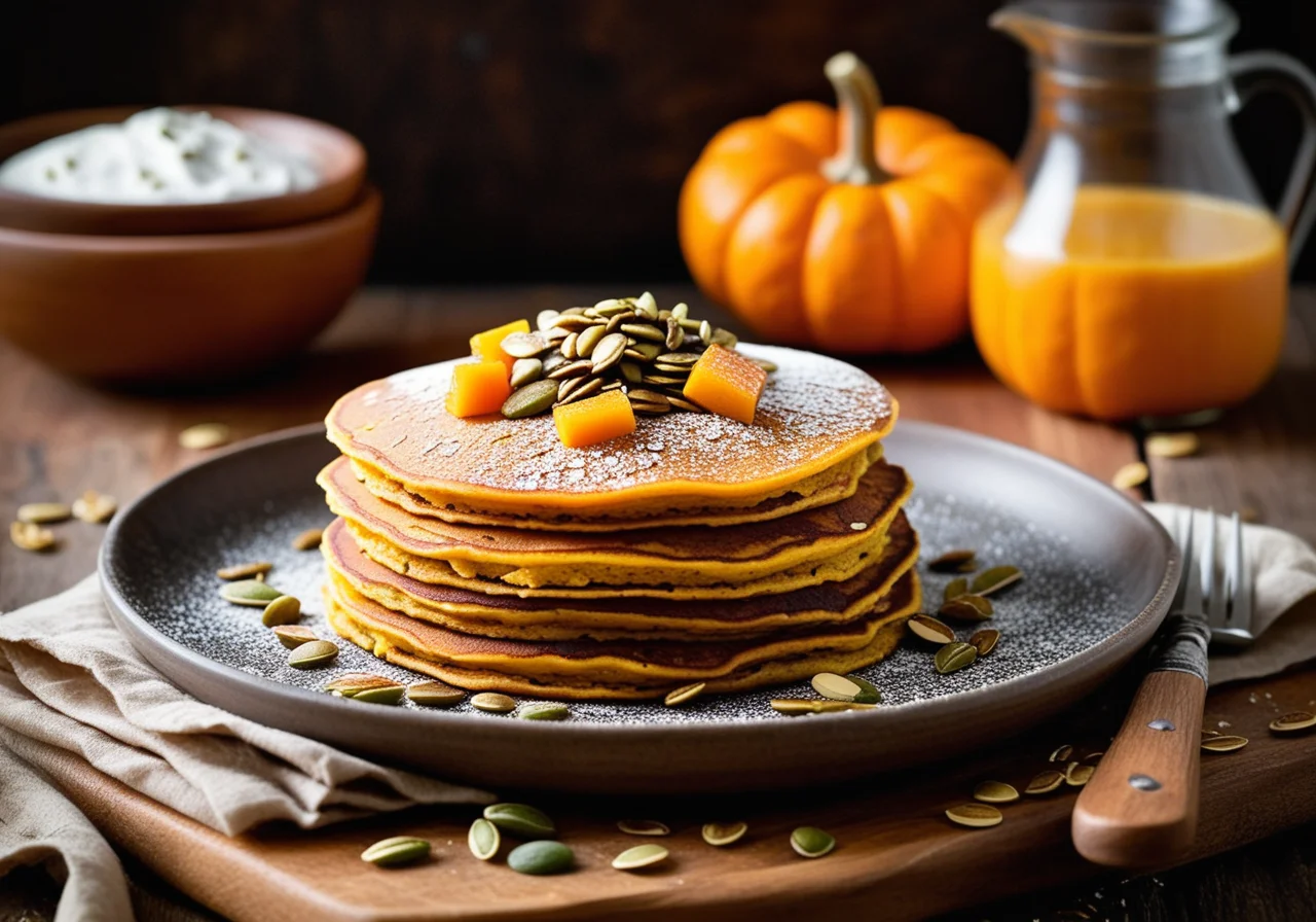 Sweet Pumpkin Pancakes