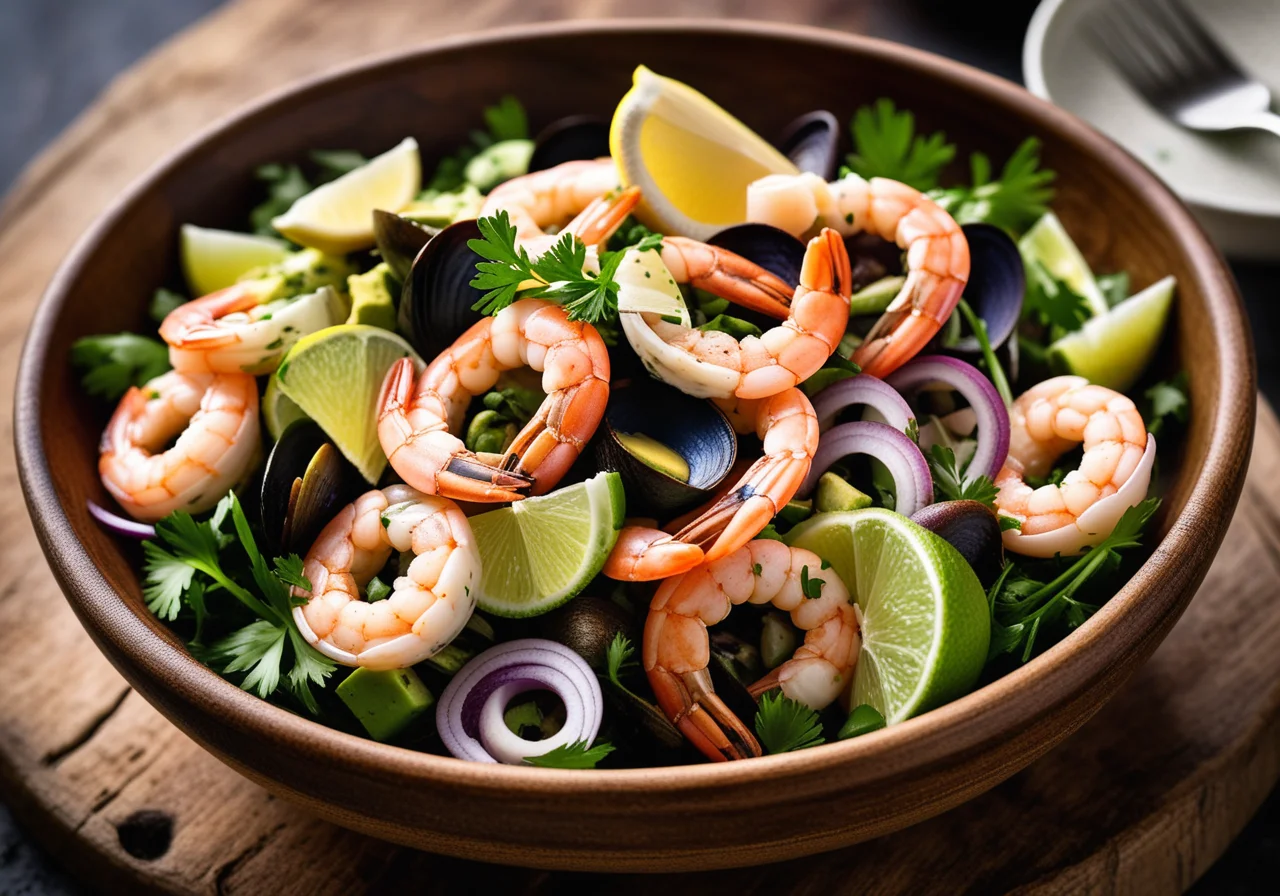 Seafood Salad with Avocado