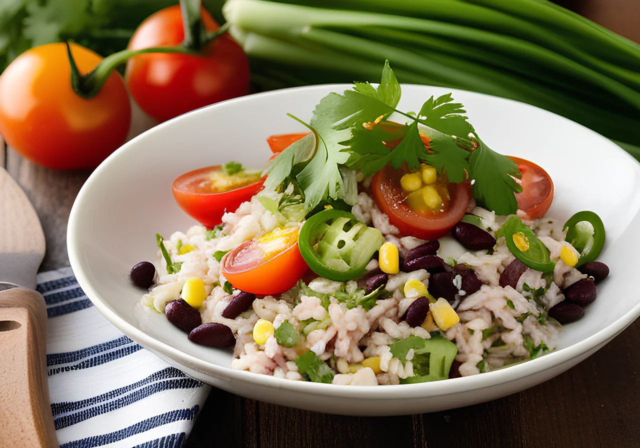 Vegan Mexican Rice Salad