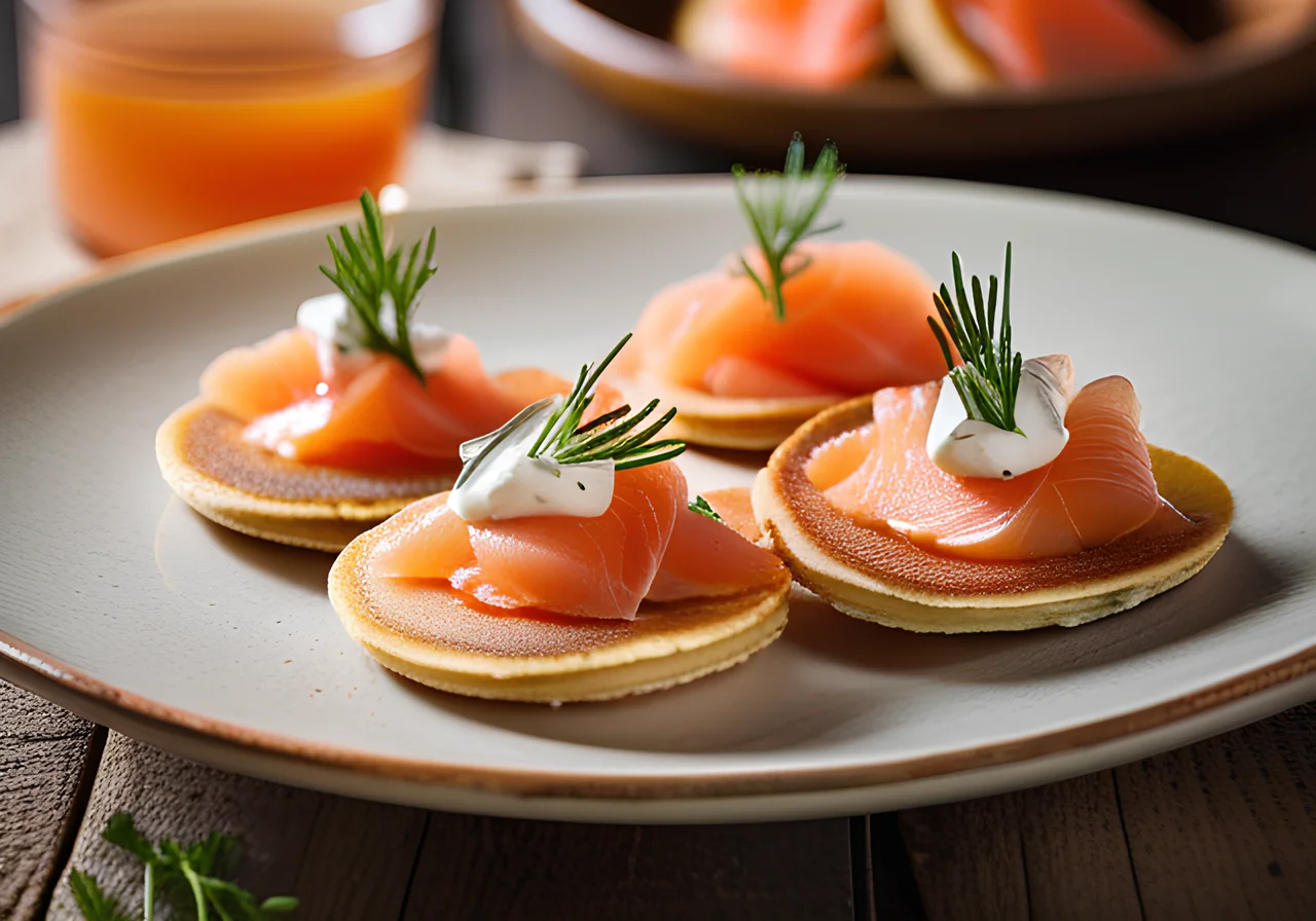 Blinis with Smoked Salmon