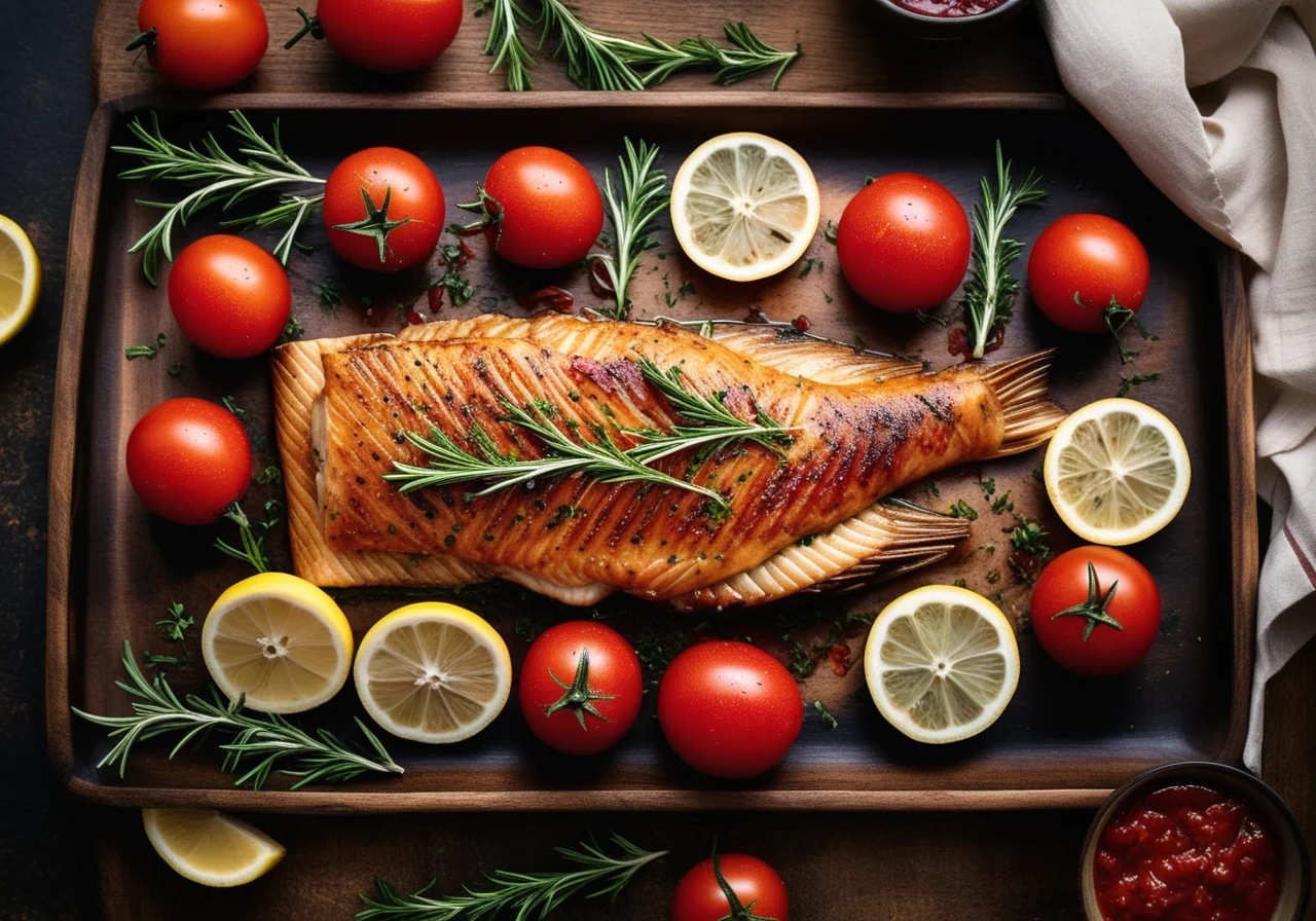 Baked Carp with Herbs