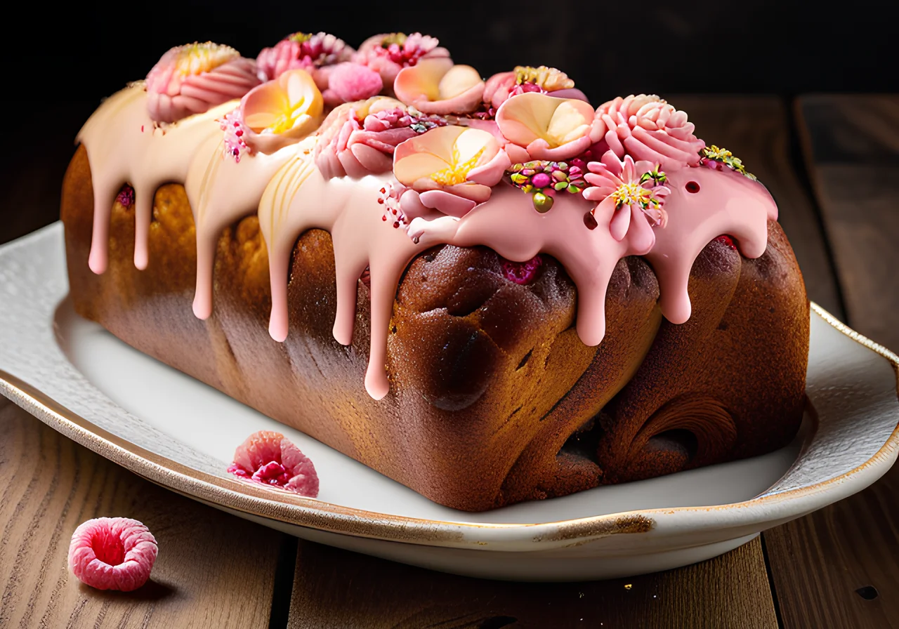 Raspberry Marble Cake