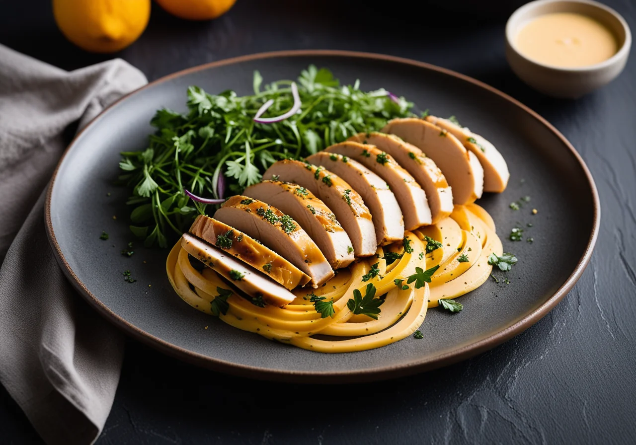 Herb Chicken Breast with Carrots