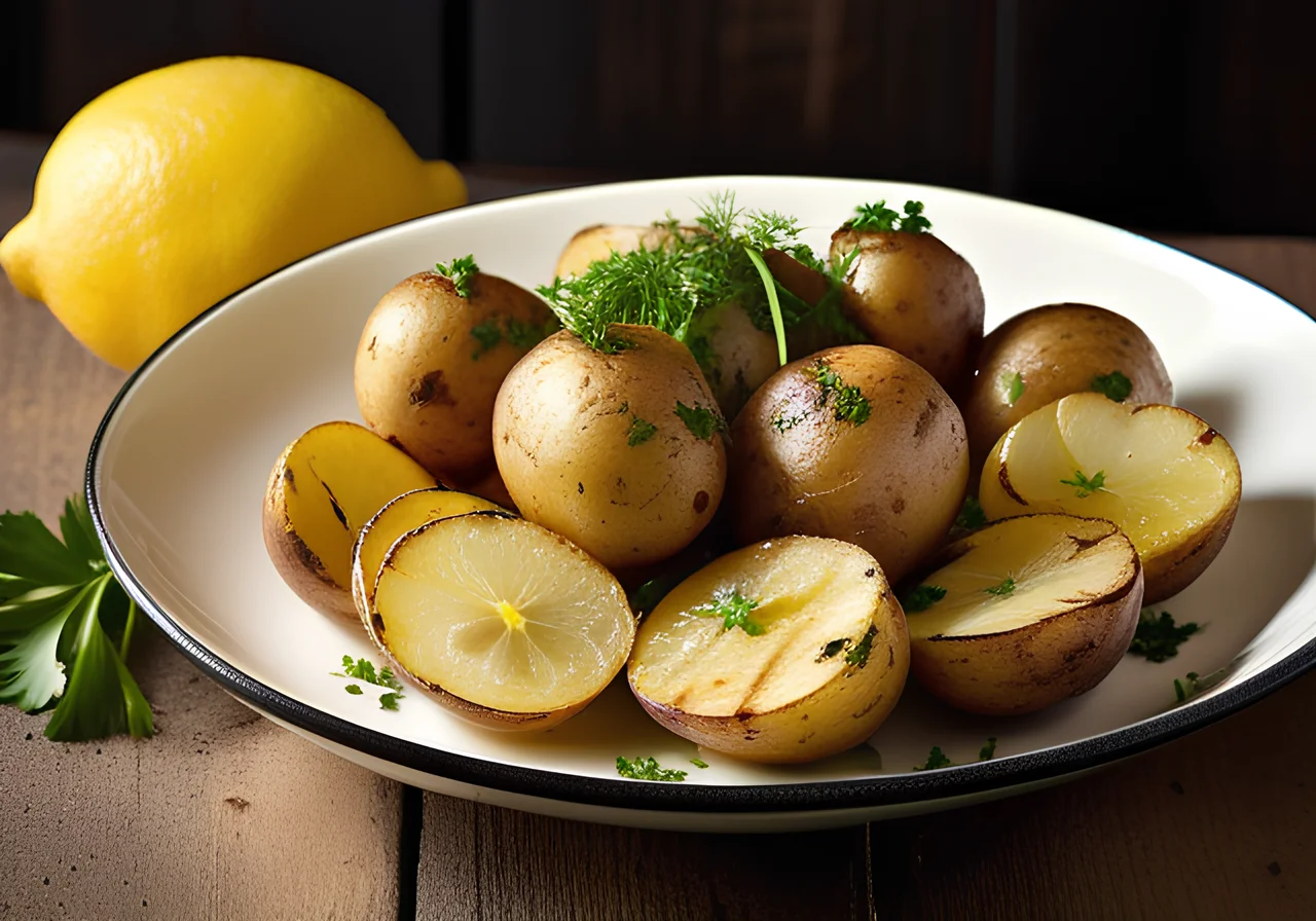 Grilled Lemon Potatoes