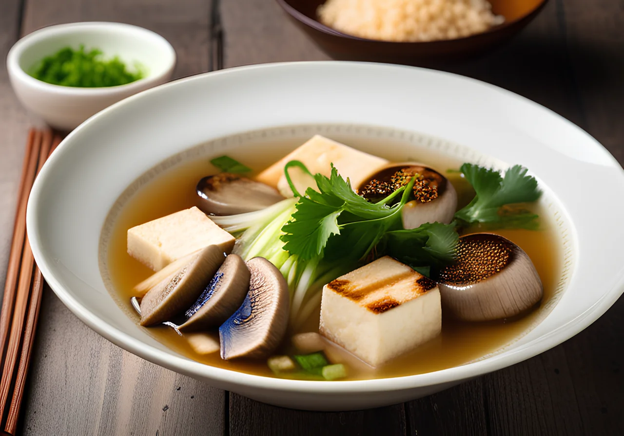 Miso Tofu Soup with Vegetables