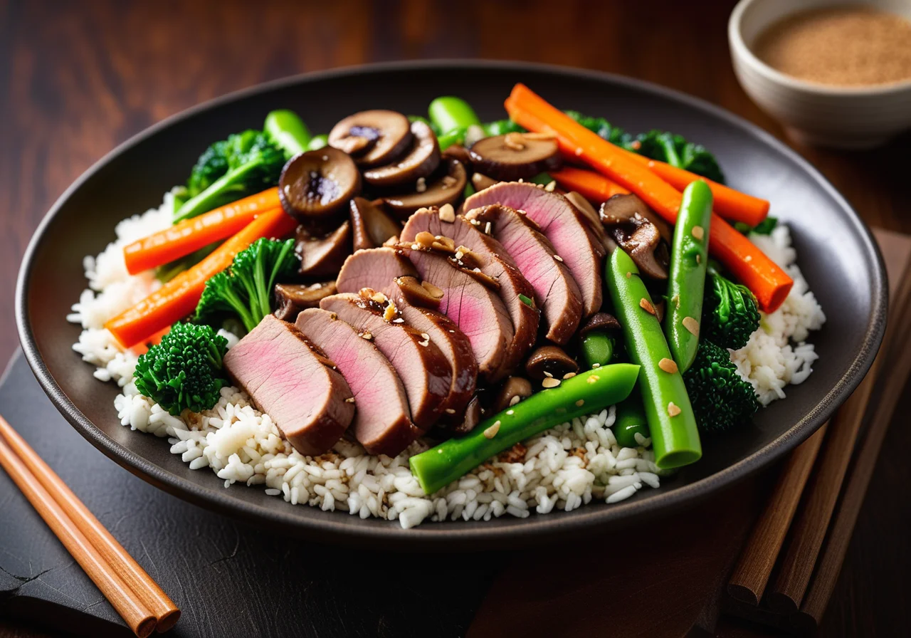 Stir‑fry Vegetables with Pork Tenderloin