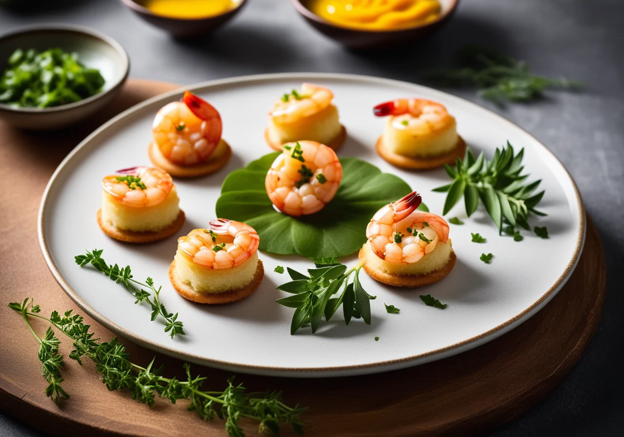 Wan-Tan Bites with Shrimp