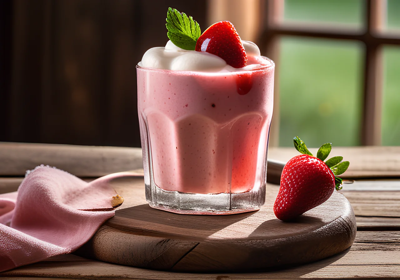 Strawberry Buttermilk Shake