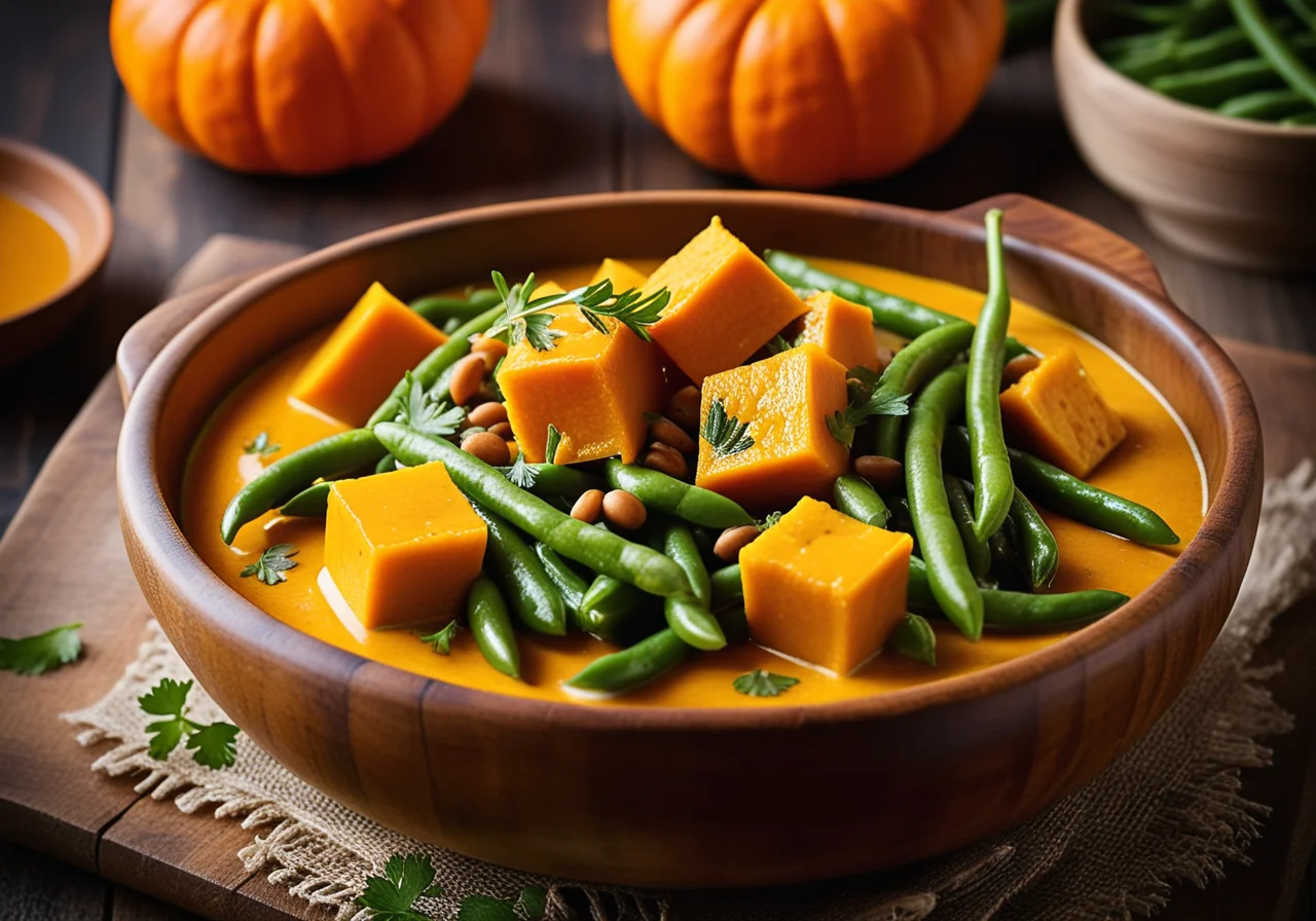Pumpkin Curry with Beans