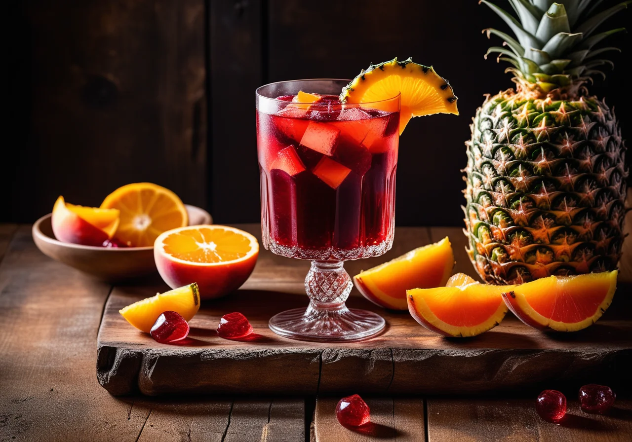Red Wine Fruit Punch