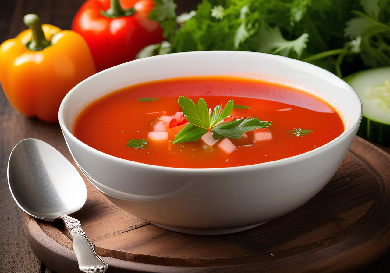 Spanish Vegetable Soup (Gazpacho)