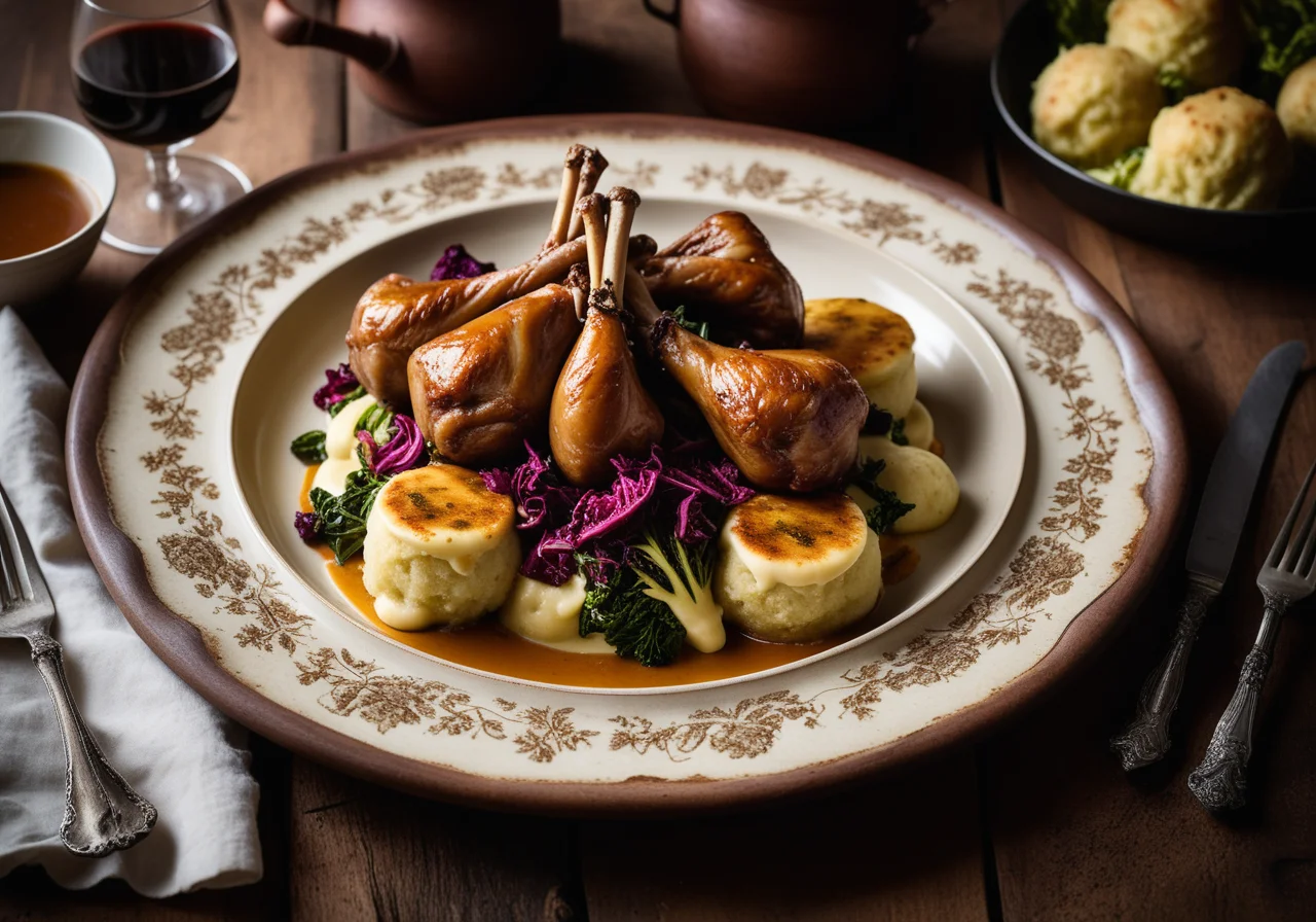 Braised Rabbit with Side Dishes