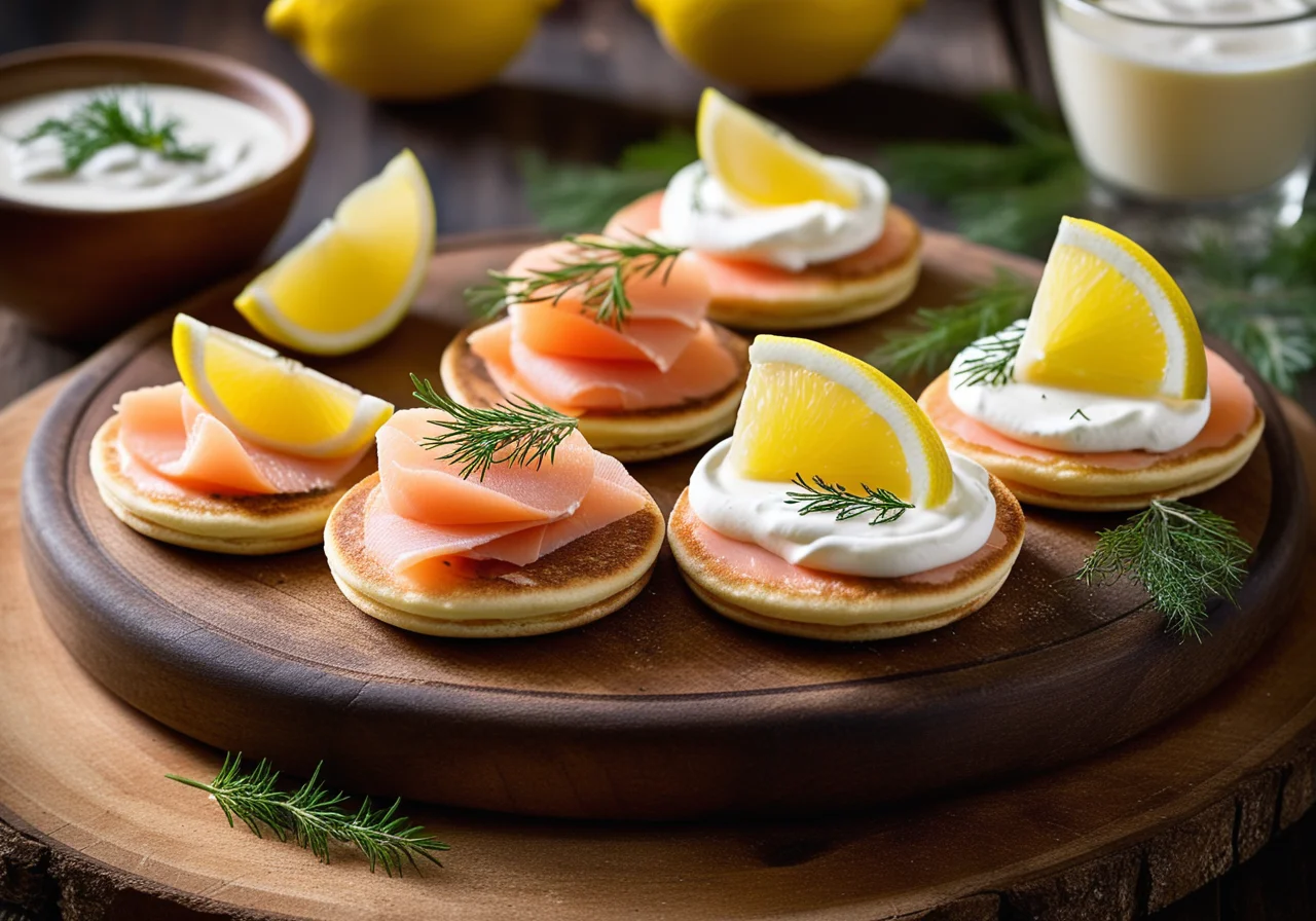 Lachs-Blini