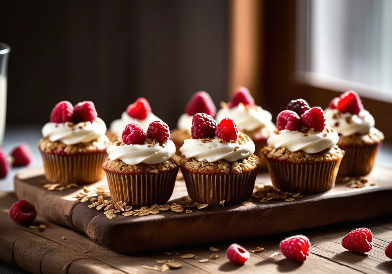 Müsli‑Berry Cupcakes