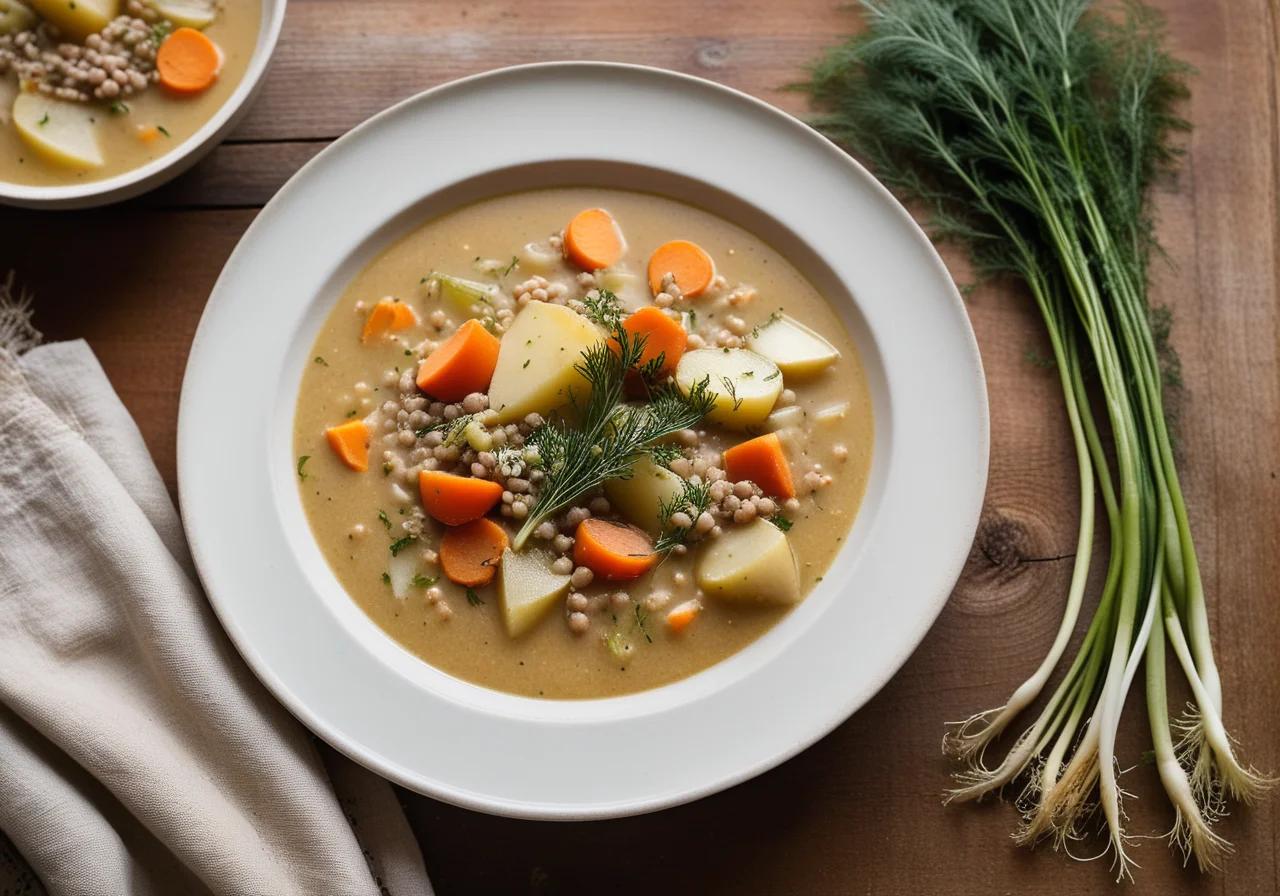 Buckwheat Stew with Potatoes