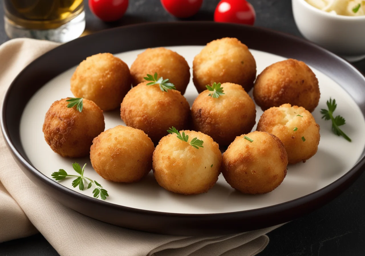 Fried Cod Fish Balls