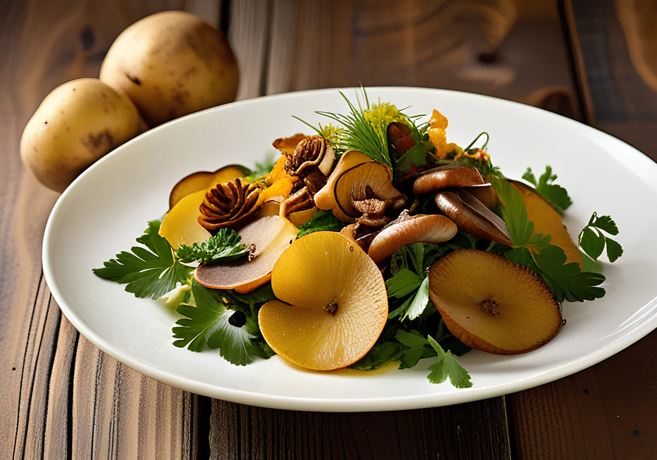 Potato Chanterelle Salad