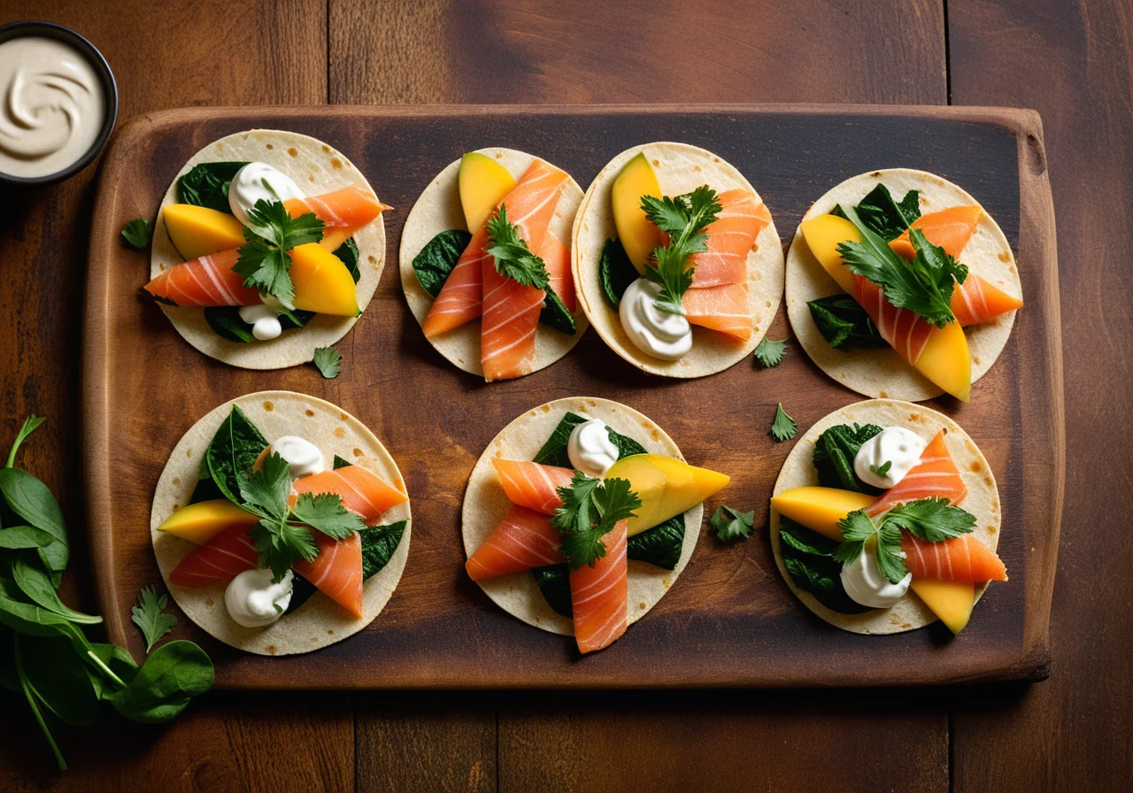 Two-Color Fish Wraps