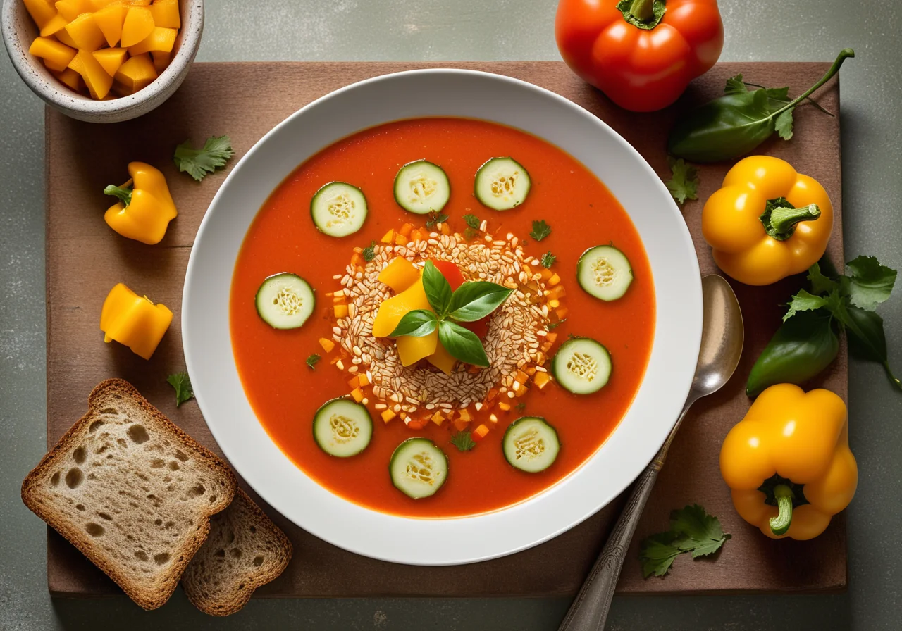 Cold Tomato-Paprika Soup