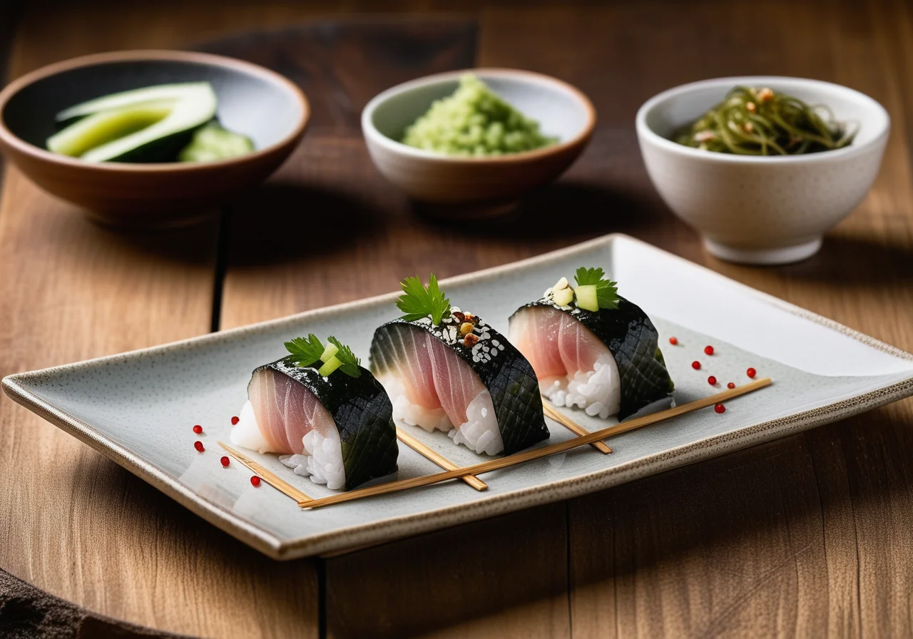 Nigiri with Mackerel