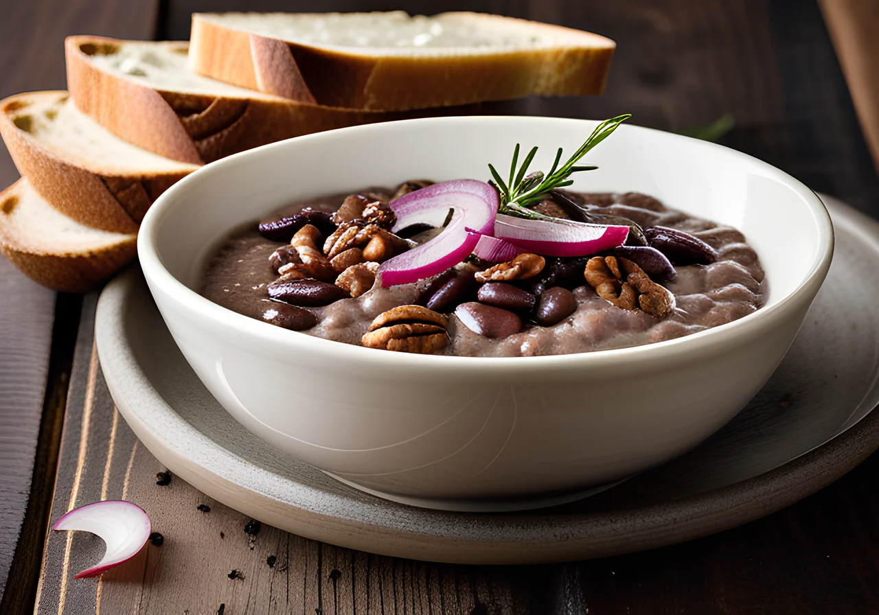 Vegan Black Bean and Walnut Spread