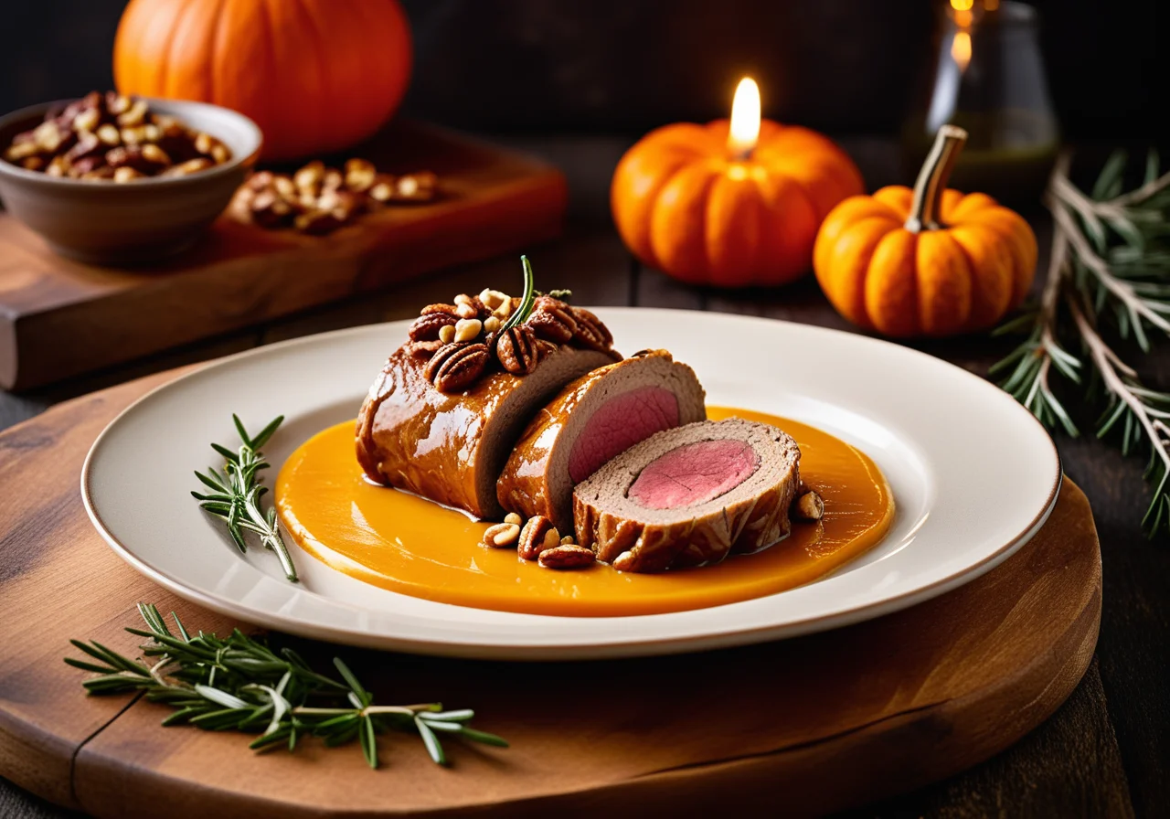 Veal Roulade with Pumpkin