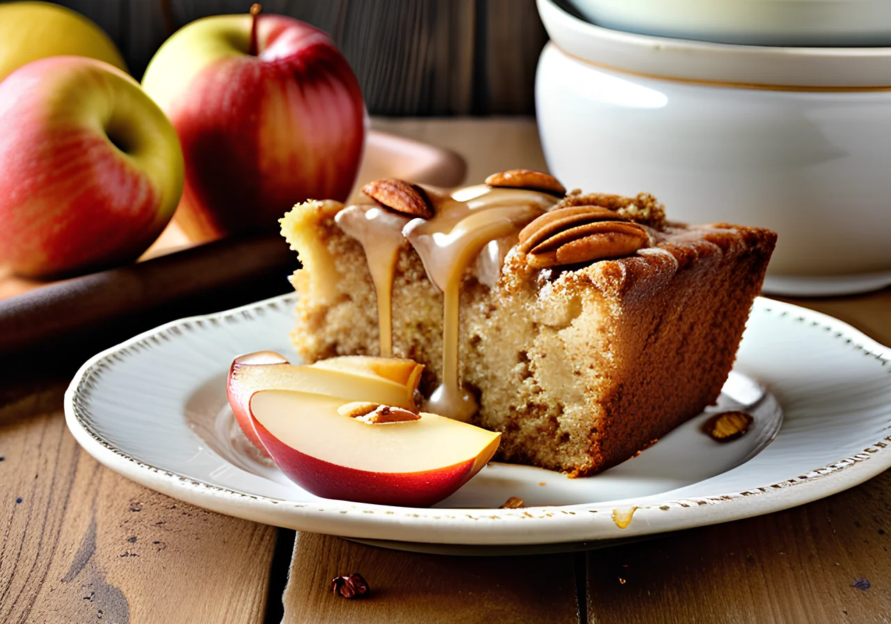 Spelt Apple Cake with Almonds
