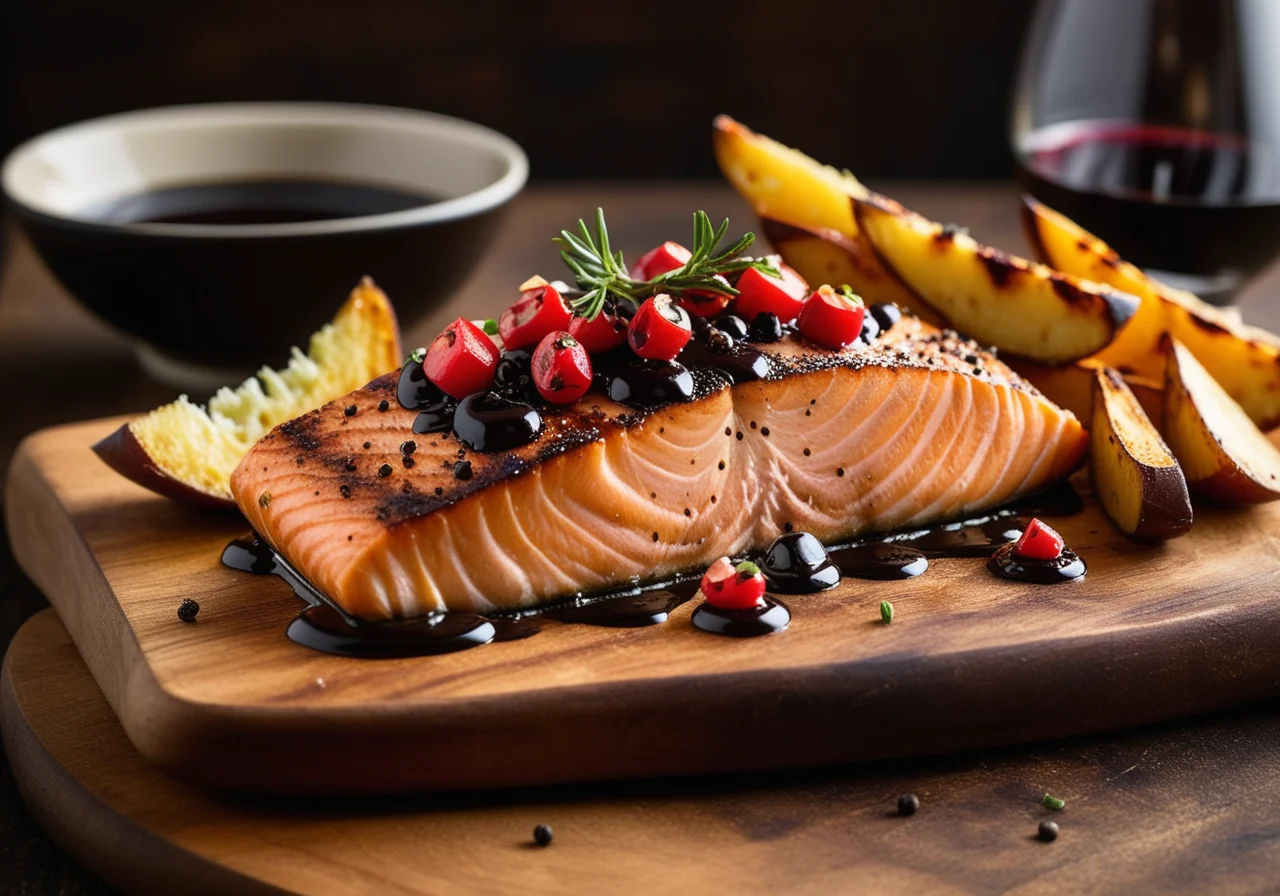 Salmon with Oven Potatoes