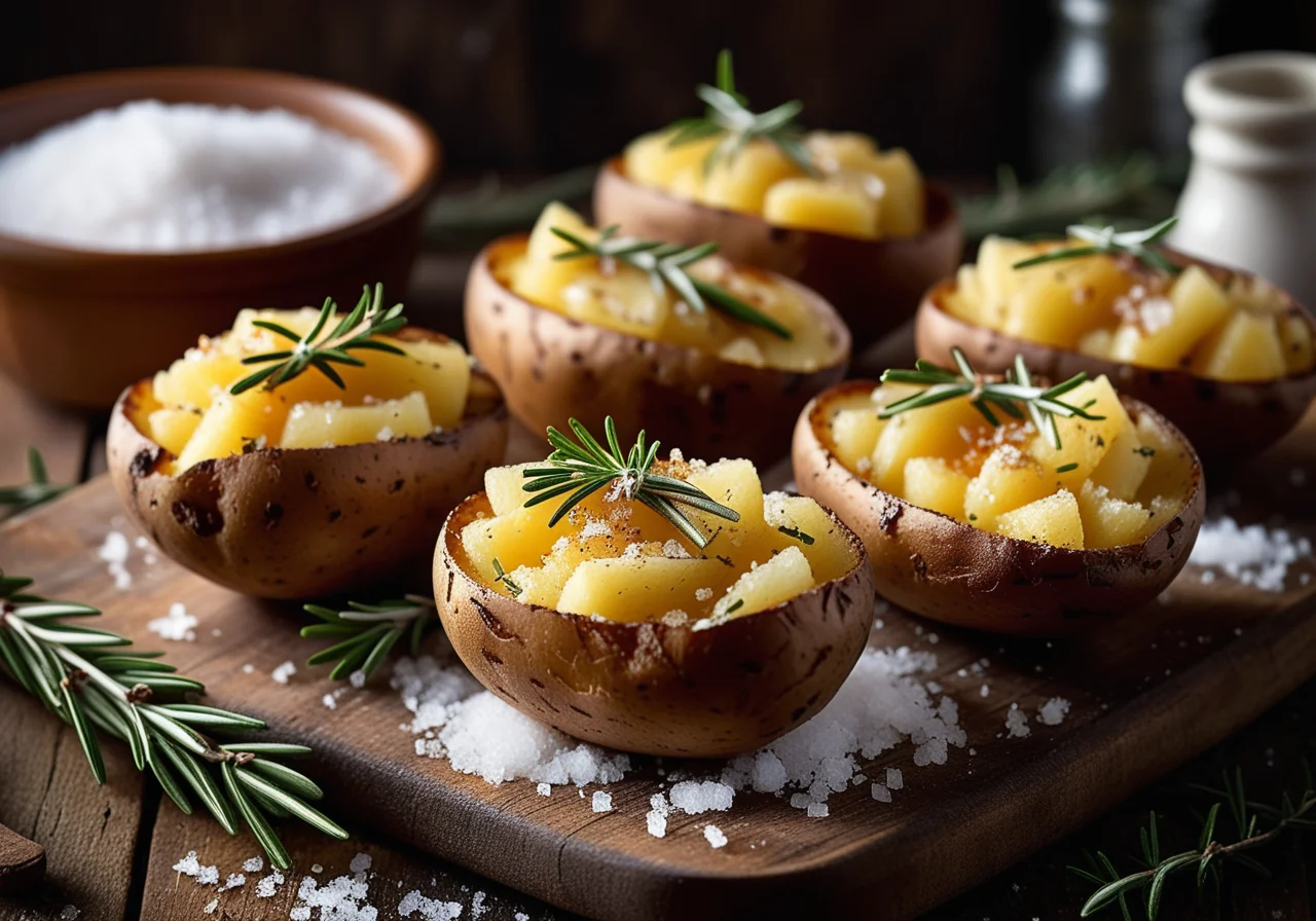 Baked Potatoes in Sea Salt