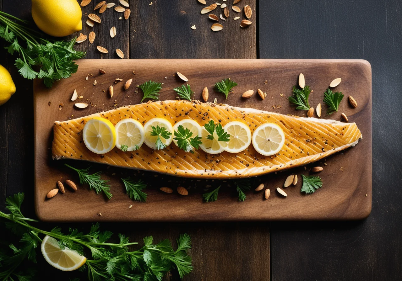 Trout with Almond Flakes