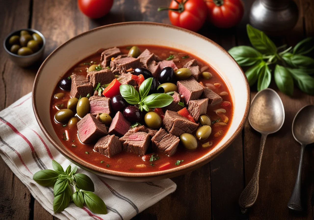 Beef Ragout with Olives