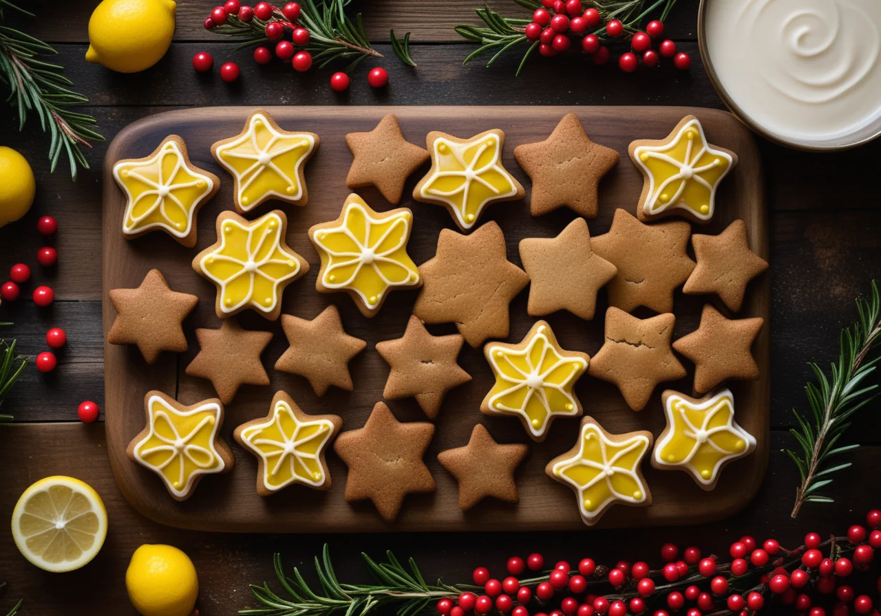 Lebkuchen with Sugar Glaze