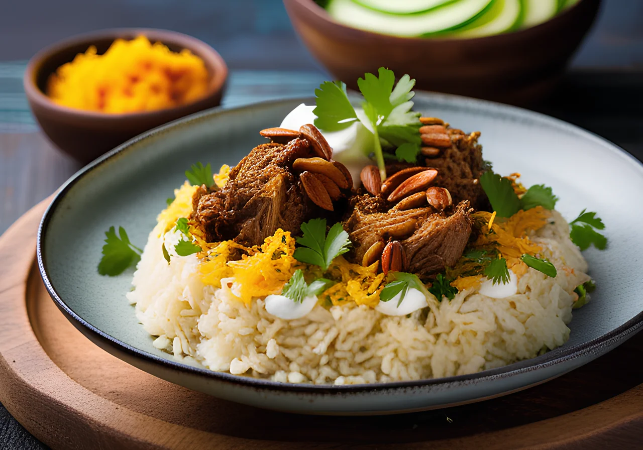 Oriental Rice Pan with Lamb (Biryani)