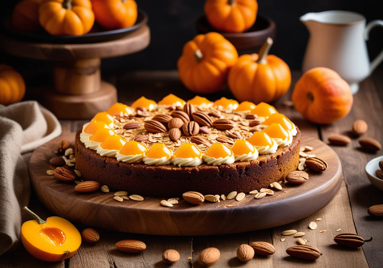 Sweet Pumpkin Nut Cake