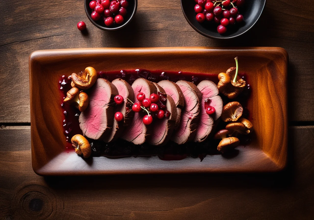 Deer with Chanterelles