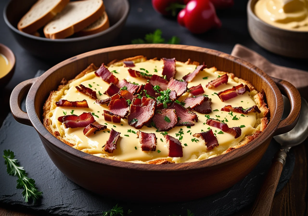 Spicy Bread Casserole