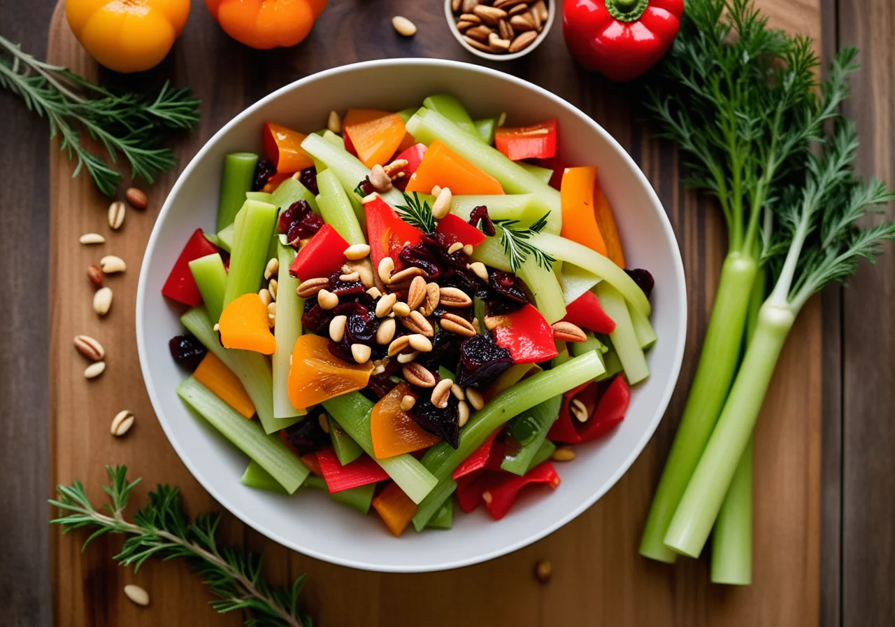 Celery and Pepper Vegetable