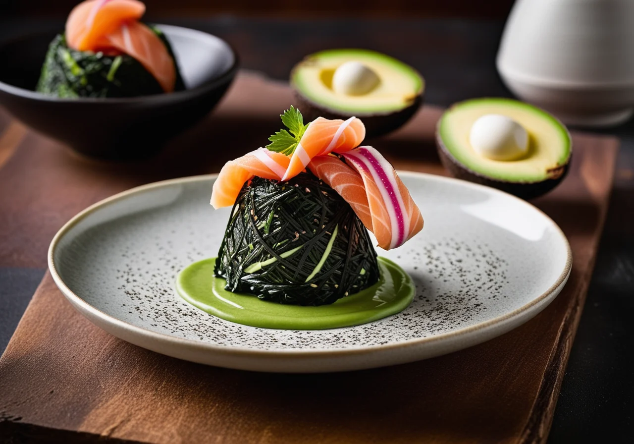 Temaki with Salmon and Avocado