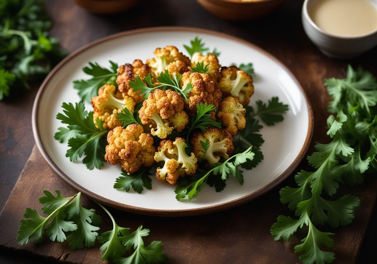 Roasted Cauliflower in Oil